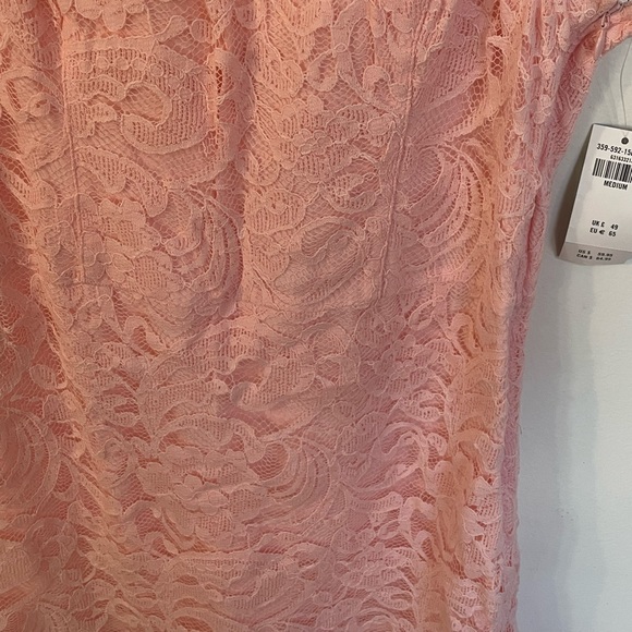 coral pink a-line dress - Picture 2 of 5